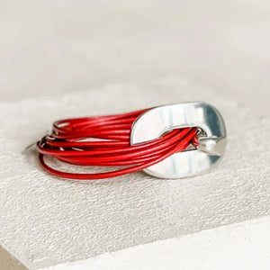 Playing Hooky Bracelet | Campfire | Silver