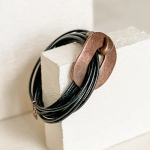 Playing Hooky Bracelet | Blackjack | Copper