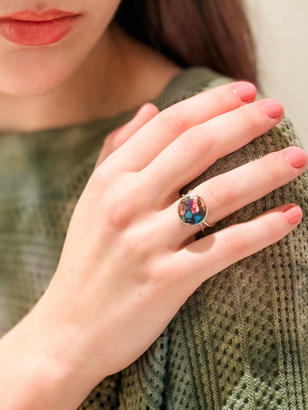 Adjustable Sunset Turquoise Ring No.11