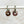 Copper Ceramic Wafer Hoop Earring
