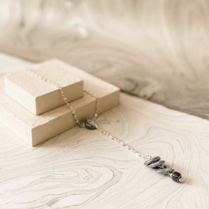 Black Sea Lariat Necklace