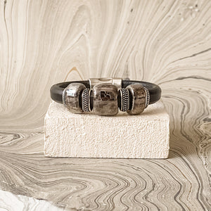 Storm Leather Bracelet