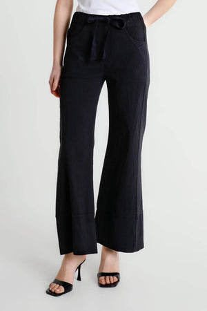 Aditya Flared Leg Pull-on Pant (PC105): 001 Black / One Size