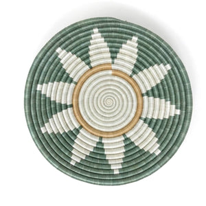 Zuba Woven Bowls: Teal | Medium | 12"