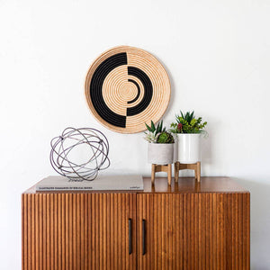 Modern Brights Woven Wall Hanging – Trio Blush | 18"