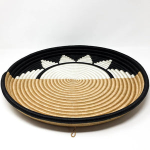 Zubita Woven Bowls: Black | Large | 16"