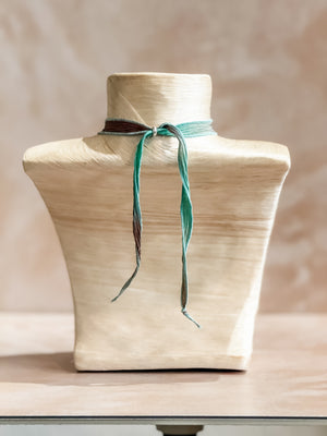 Amethyst Geode Silk Adjustable Necklace No.5