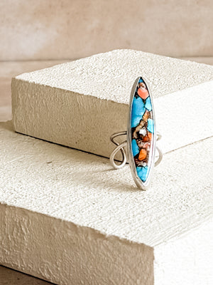 Adjustable Surfboard Statement Ring No. 2