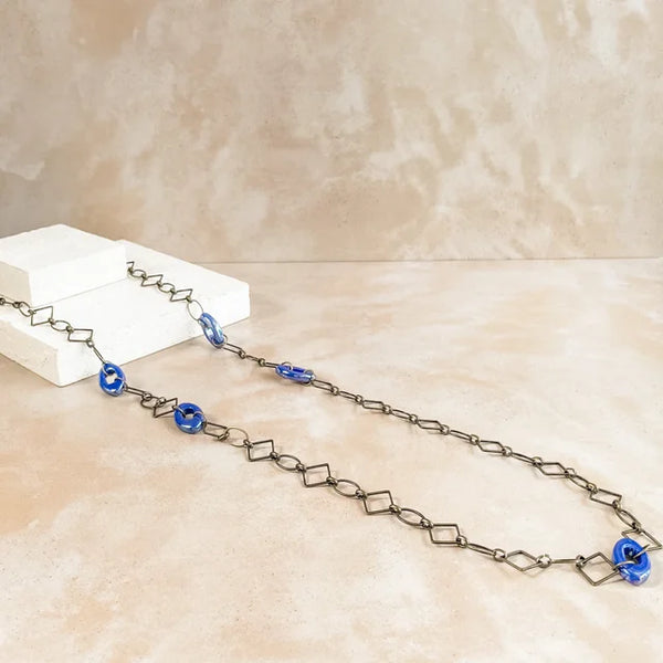Mountaineer Chain Station Necklace