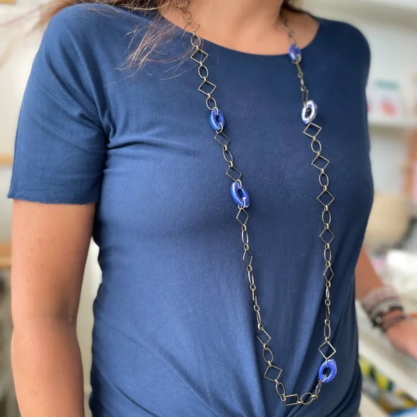 Mountaineer Chain Station Necklace