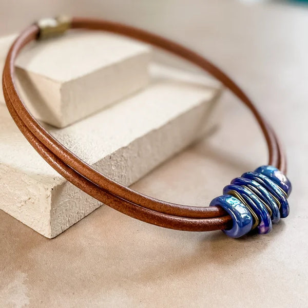 Mountaineer Leather Necklace