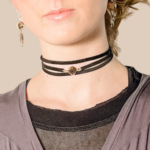 Vega Convertible Choker/Lariat Necklace/5x Wrap Bracelet
