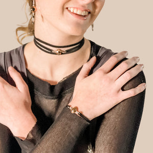 Vega Convertible Choker/Lariat Necklace/5x Wrap Bracelet