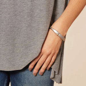 The Breakaway Bracelet / Red / Silver