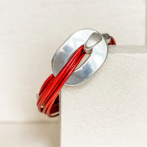 Playing Hooky Bracelet | Campfire | Silver