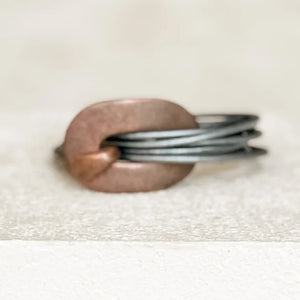 Playing Hooky Bracelet | Silver Fox | Copper