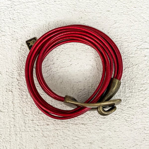 Playing Hooky Bracelet | Campfire | Brass