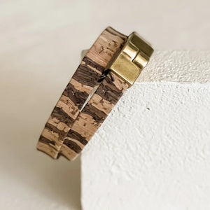 Urban Safari Cork Double Wrap Bracelet