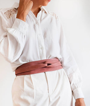 Wrap Belt - Cinder Rose - OS