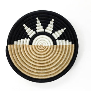 Zubita Woven Bowls: Black | Medium | 12'