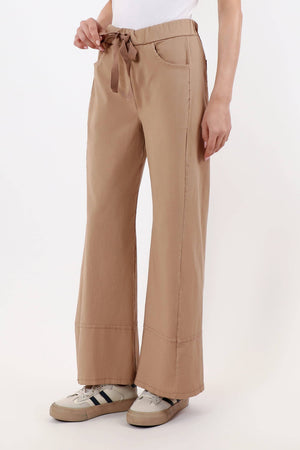 Aditya Flared Leg Pull-on Pant (PC105): 258 Camel / One Size