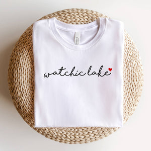 Custom Local Love Script Graphic Tee | XL| White w/Black Ink