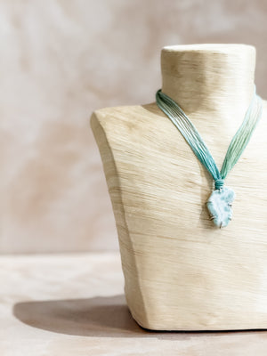 Larimar Ribbon Necklace No. 2