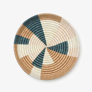 Prism Woven Bowls: Light Pink & Teal | Small | 7"