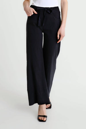 Aditya Flared Leg Pull-on Pant (PC105): 001 Black / One Size