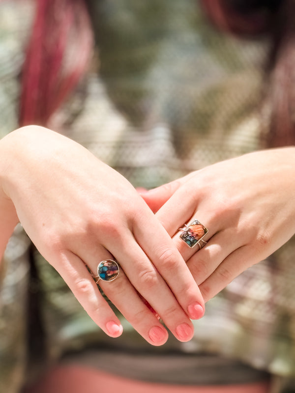 Adjustable Sunset Turquoise Ring No.11
