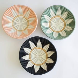 Zuba Woven Bowls: Blush / Medium