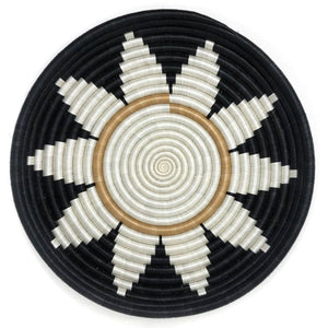 Zuba Woven Bowls: Black | Medium | 12"