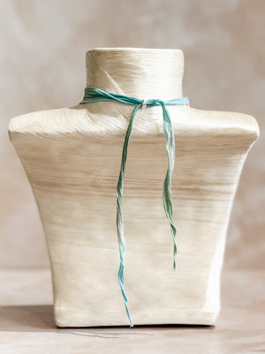 Larimar Ribbon Necklace No. 1