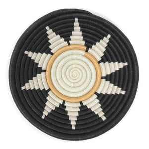 Zuba Woven Bowls: Black | Medium | 12"