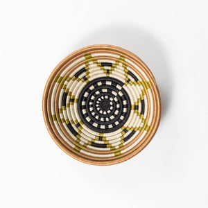 Boutique Vestine Green Woven Bowls: Vestine Green | Small | 7"