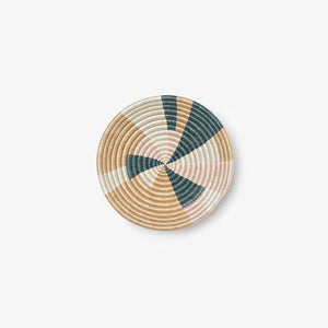 Prism Woven Bowls: Light Pink & Teal | Small | 7"