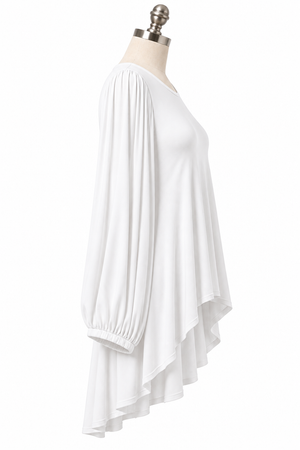 Sonnet | Poet Flutter L/S Blouse | White