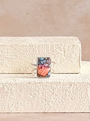 Adjustable Sunset Turquoise Ring No.10