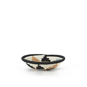 Boutique Diversiform Gray Woven Bowls: Medium | 12"