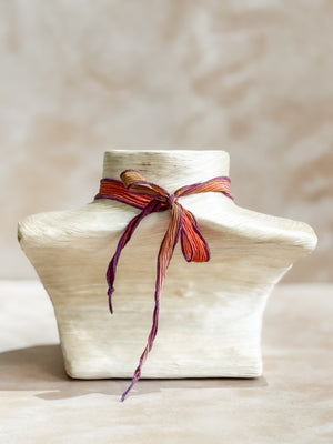 Amethyst Geode Silk Adjustable Necklace No.2