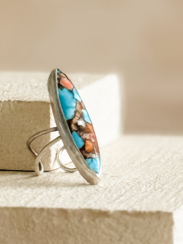 Adjustable Surfboard Statement Ring No. 2