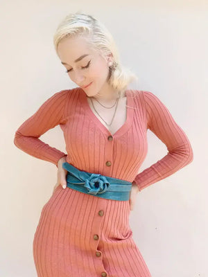 Wrap Belt - Mosaic Blue