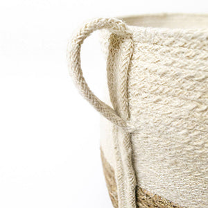 Handwoven Storage • Savar Basket with Side Handle-Set of 2