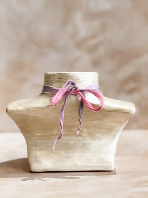 Amethyst Geode Silk Adjustable Necklace No.3