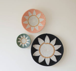 Zuba Woven Bowls: Blush / Medium