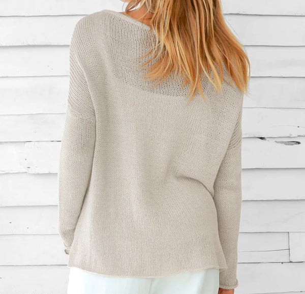Hip Hare Crew Cotton Sweater