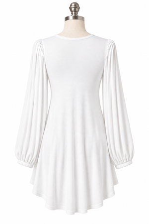 Sonnet | Poet Flutter L/S Blouse | White