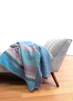 Shupaca Alpaca - Alpaca Throw - Blue Bird