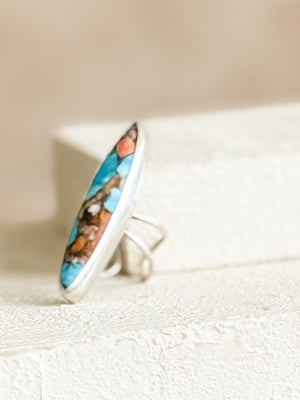 Adjustable Surfboard Statement Ring No. 2
