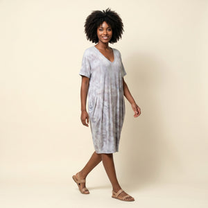 Oh So Chic Caftan in Whisper | Made in USA Bamboo Blend
